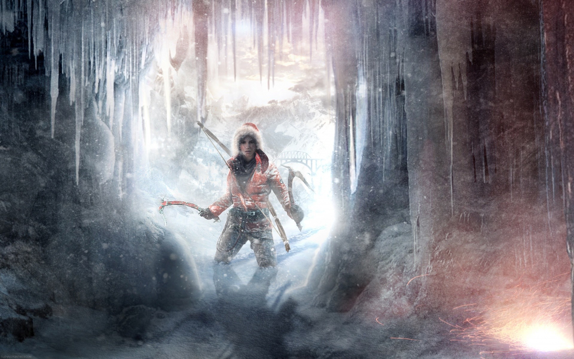 tomb raider adulto agua solo ocio movimiento mujer hombre al aire libre viajes roca mojado luz del día cascada