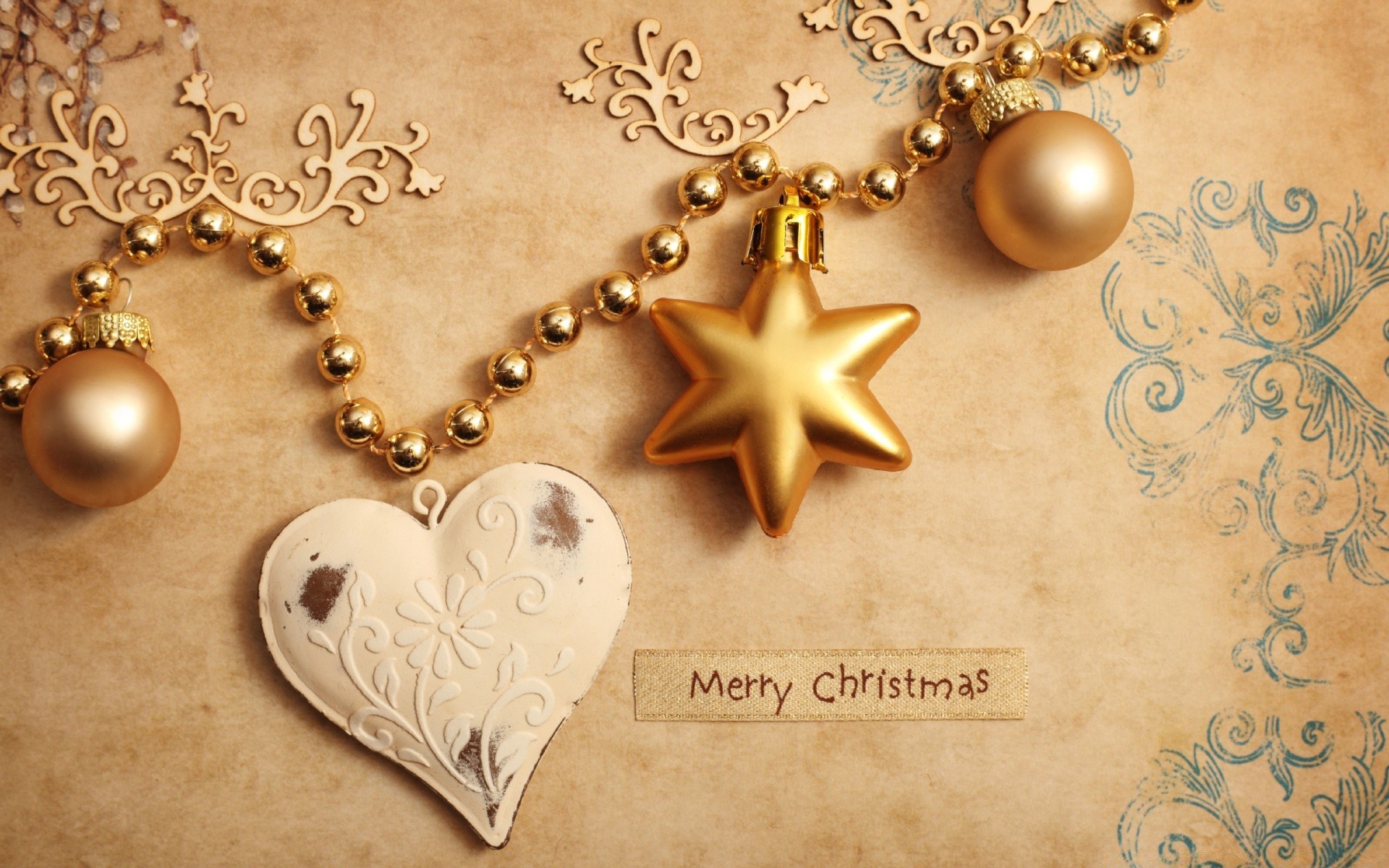 navidad oro retro antiguo decoración brilla perlas joyería papel