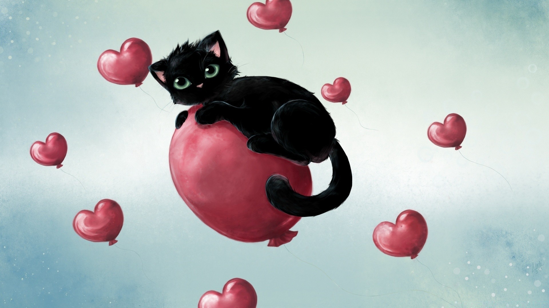 día de san valentín globo corazón amor vacaciones escritorio