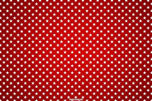 Pequeñas estrellas blancas sobre fondo rojo