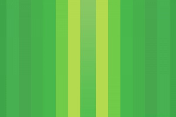 Tiras de color verde en pantalla completa
