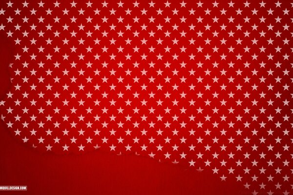 Papel pintado geométrico rojo en el fondo