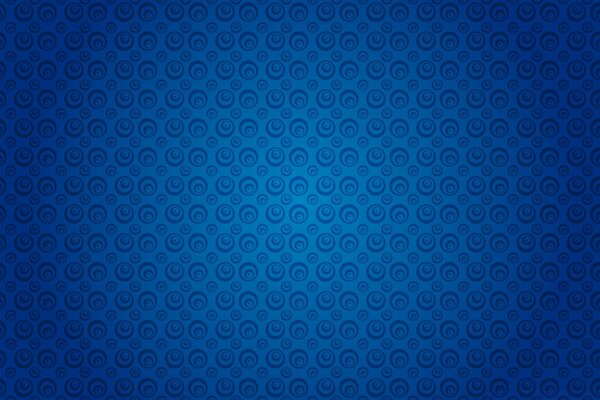 Ilustración de círculos azules en azul