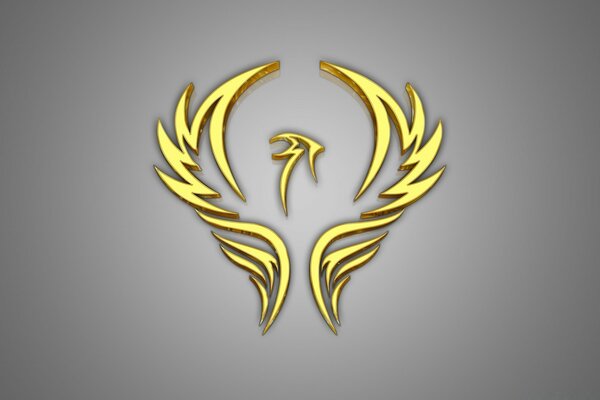 Gráficos 3D pájaro de oro