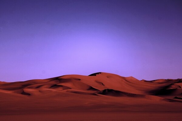 Duna roja al aire libre