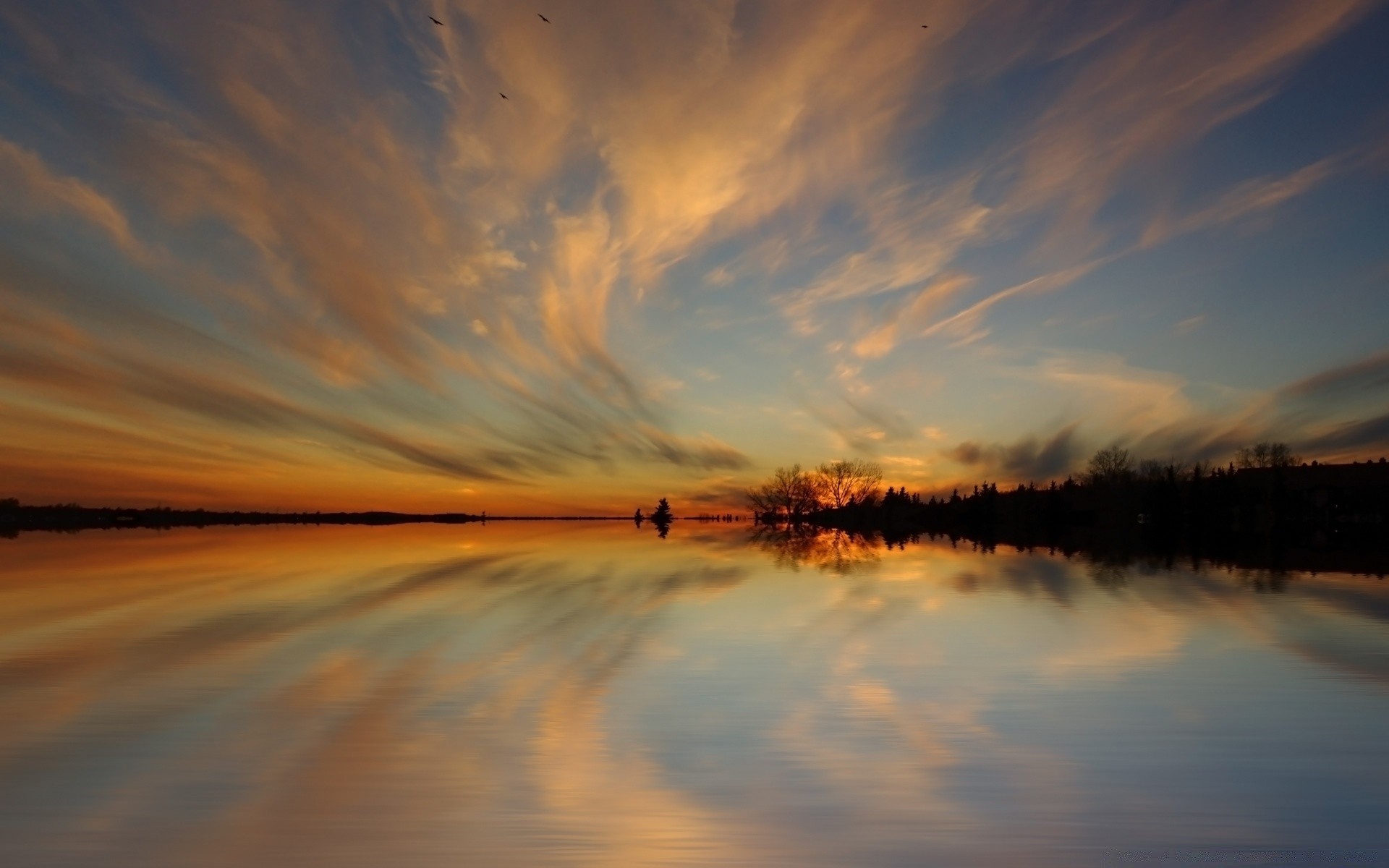 cielo puesta de sol amanecer paisaje noche cielo sol crepúsculo agua reflexión naturaleza luz buen tiempo lago