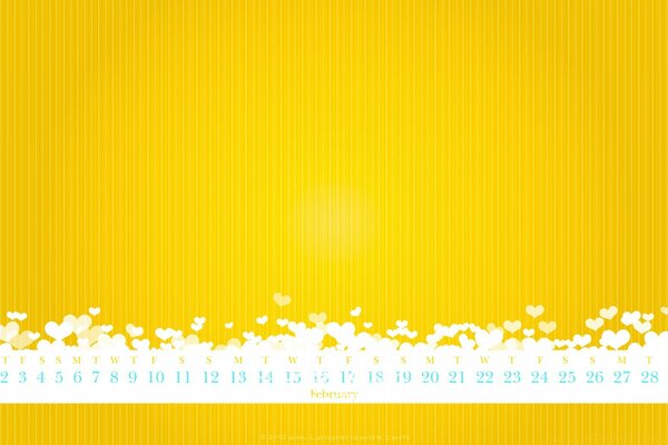 Diseño de año nuevo amarillo en la mesa