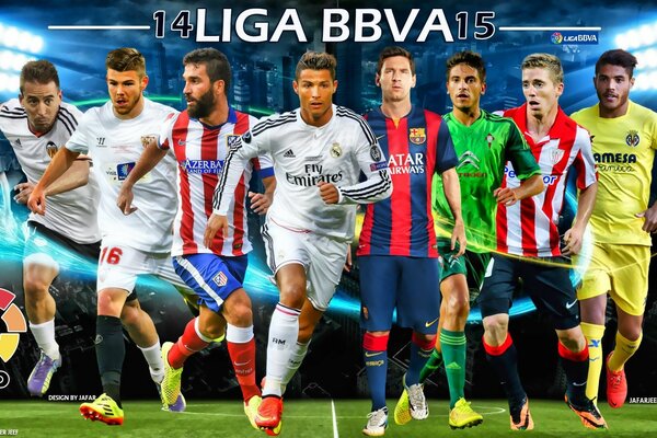 Foto del equipo de fútbol antes del partido