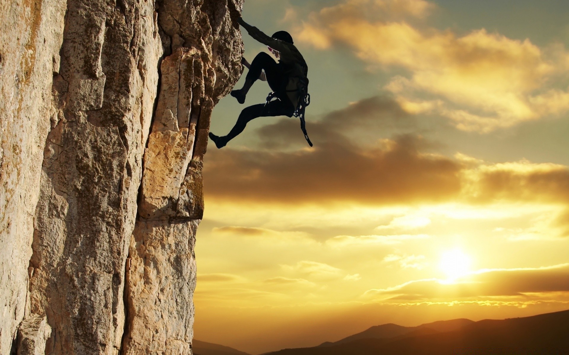 deportes puesta del sol escalador escalada cielo al aire libre aventura iluminado amanecer desafío
