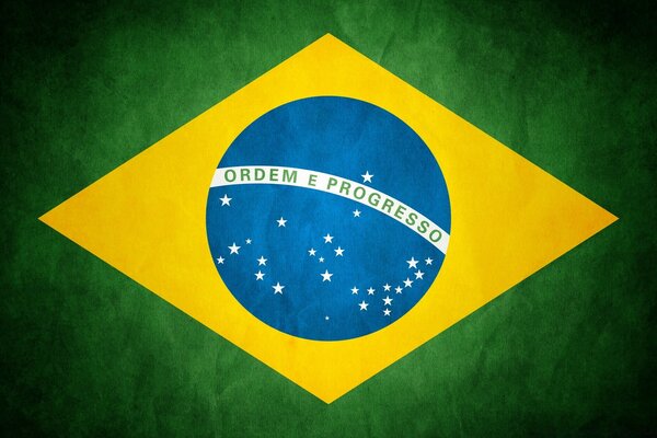 La bandera brasileña es un símbolo del partido