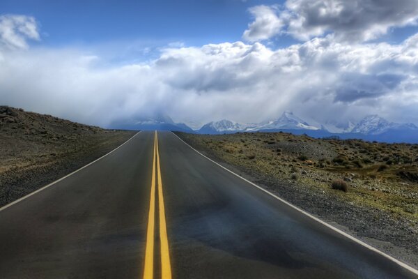 Camino al castillo de la nube Celestial